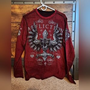 Mens Affliction Medium New Tshirt
